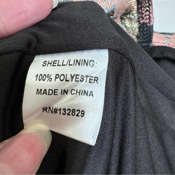 Revolve Superdown Macey Mini Dress Size Black Pink Floral Mini Dress Size M - Picture 12 of 13